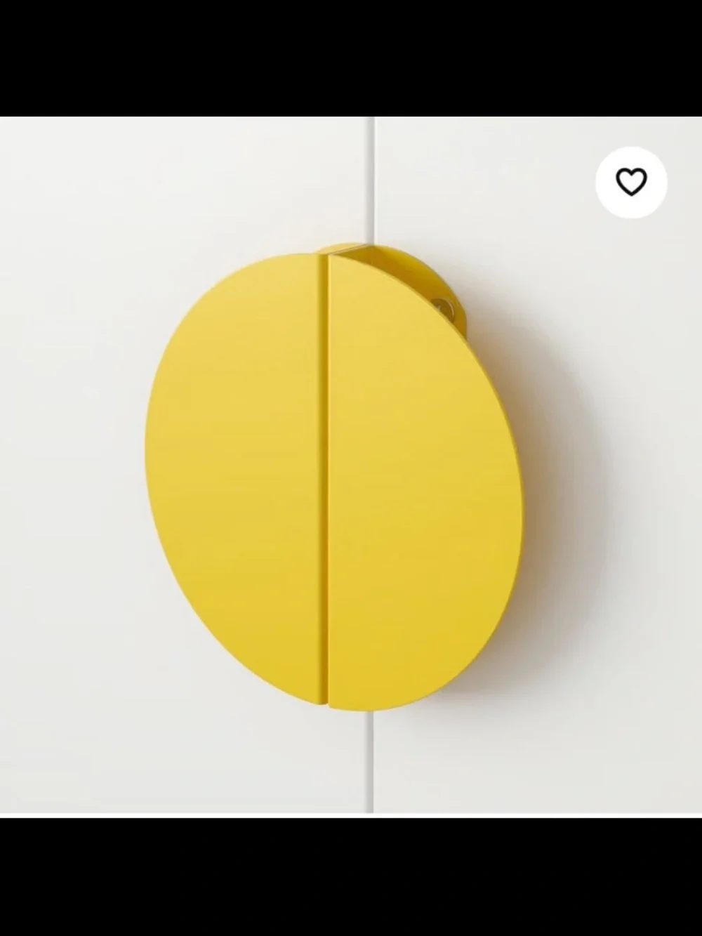 NIB Yellow IKEA Begripa Handles